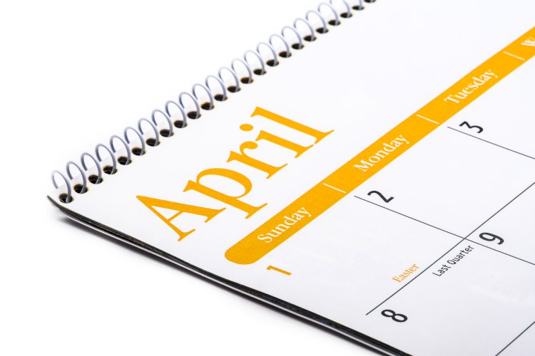 Calendario del contribuyente del mes de abril de 2022